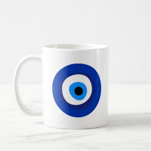 Böse Augen uraltes Symbol antike Talisman Superlat Kaffeetasse