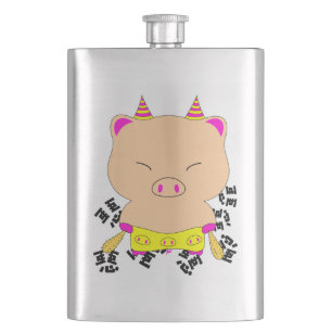 Böse Ausrottung Flachmann