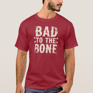 Böse bis auf die Knochen Lustiger Halloween-Skel T-Shirt