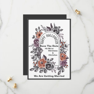 Böse Blume alle sehen Halloween Save the Date