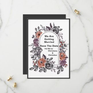 Böse Blume alle sehen Halloween Save the Date 2