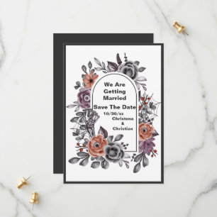 Böse Blumen Allsehendes Halloween Merke Dir den Ta Save The Date