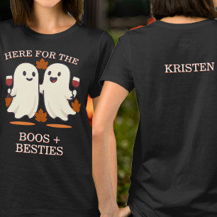 Böse Geister, beste Freundinnen lustiger Halloween T-Shirt