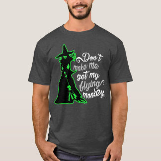Böse Hexe Flugaffen T-Shirt