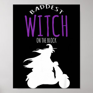 Böse Hexe im Block - Halloween-Kostüm  Poster