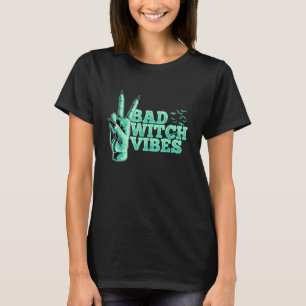 Böse Hexen Vibes Pastel Goth Hexe Friedenszeichen T-Shirt