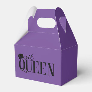 BÖSE KÖNIGIN Lila Prinzessin Party Geschenkboxen Geschenkschachtel