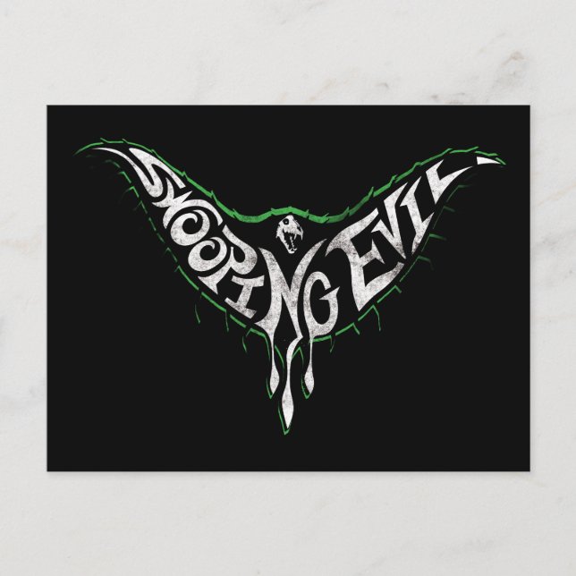 Böse Kreatur-Grafik Postkarte (Vorderseite)