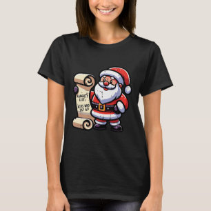Böse Liste Kinder, die 67 lustige Meme 6 7 Weihnac T-Shirt