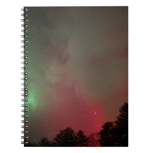 Böse Northern Lights Notizbuch Notizblock (Vorderseite)