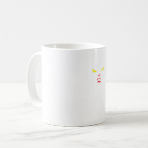 Böse schwarze Katze, dunkles Sigel, gothische Meta Kaffeetasse