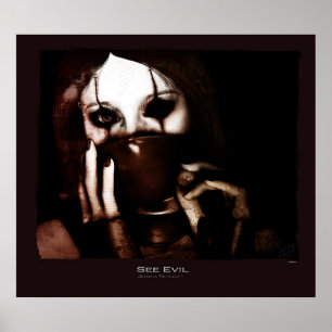 Böse sehen poster