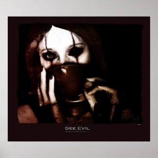 Böse sehen poster