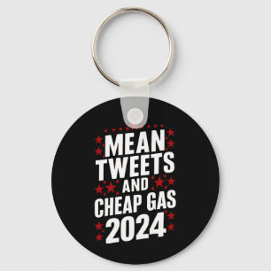 Böse Tweets und billiges Gas Donald Trump 2024  Schlüsselanhänger