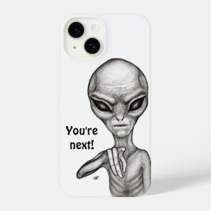 Böser Alien, Du bist der Nächste ! iPhone 14 Hülle