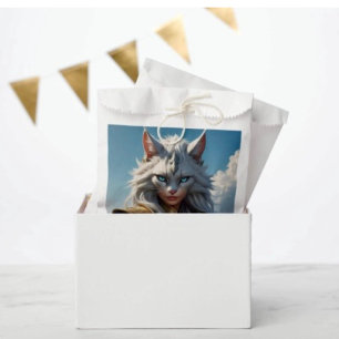 Böser Blauäugiger Kater Geschenktütchen