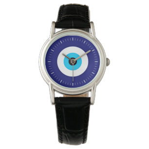 Böser Blick Anhänger Armbanduhr