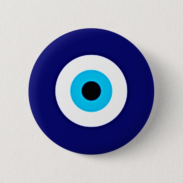 Böser Blick Anhänger Button (Vorderseite)
