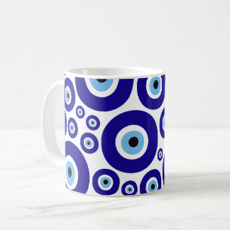 Böser Blick Muster, Griechisches Auge, Türkisches Kaffeetasse