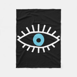 Böser Blick Schutz Spirituell Ästhetisch Yoga Esot Fleecedecke