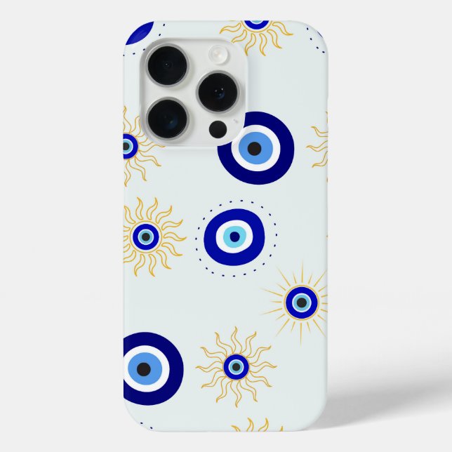 Böser Blick Symbol Case-Mate iPhone Hülle (Rückseite)