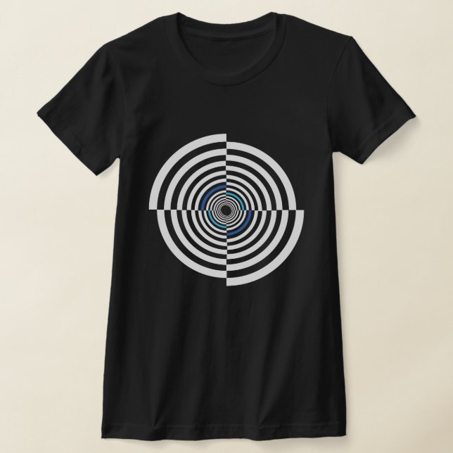 Böser Blick Symbol, optische Täuschung T-Shirt (Ablage )