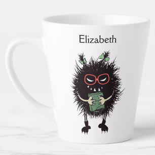 Böser Buchliebhaber-Charakter - Edler Lesename Milchtasse