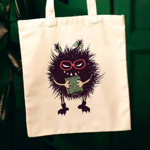 Böser Charakter Gothic Buchliebhaber Tragetasche