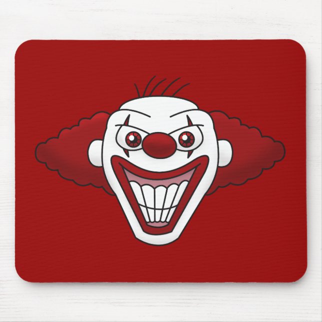 Böser Clown-Mauspad Mousepad (Vorne)