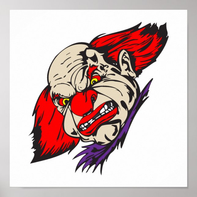 böser Clown Poster (Vorne)
