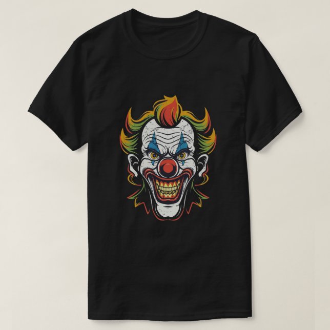 böser Clown T-Shirt (Design vorne)