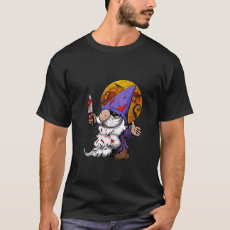 Böser Gnom Gruseliger Halloween Frauen Gnom Design T-Shirt