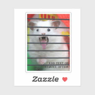 Böser Hamster Aufkleber