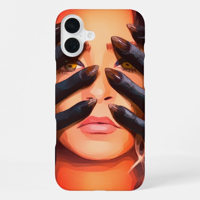 Böser Hände-Handyhülle iPhone Hülle (Rückseite)