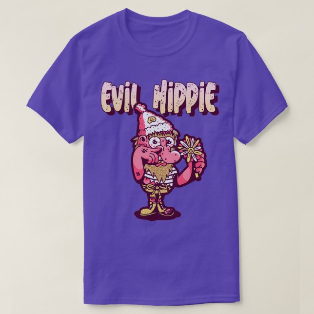 Böser Hippie  T-Shirt (Design vorne)