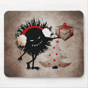 Böser Käfer verschenkt Weihnachtsgeschenk Mousepad