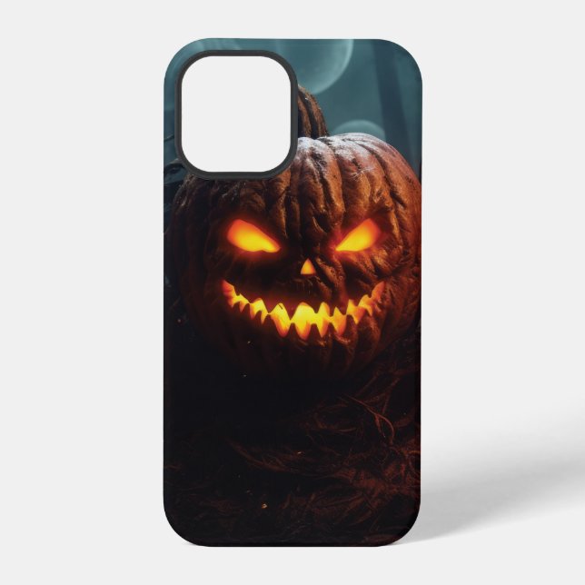 Böser Kürbis iPhone Hülle (Rückseite)