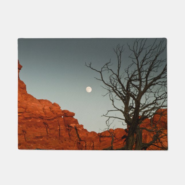 Böser Mond Fußmatte (Vorderseite)