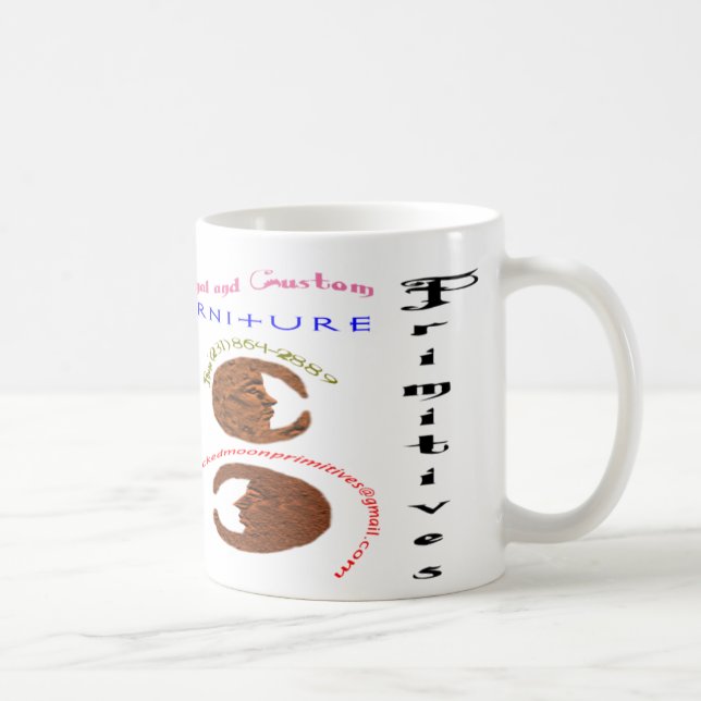 Böser Mond-kerngesunde Schale Kaffeetasse (Rechts)