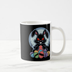 Böser Osterhase Gruseliger Horror-Hase Rote Augen  Kaffeetasse