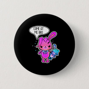 Böser Osterhase Komm An Mich Bro Meme Hase Horro Button