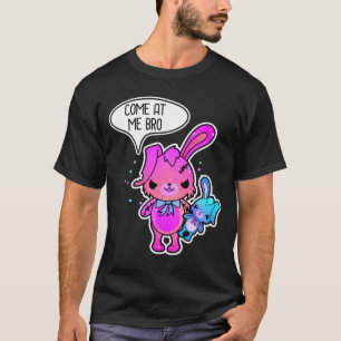 Böser Osterhase Komm An Mich Bro Meme Hase Horro T-Shirt