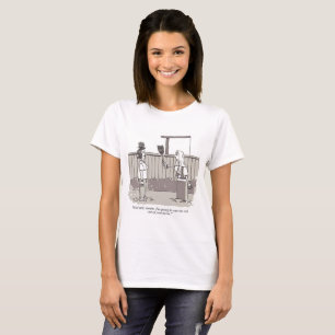 Böser Perm Frauen weißes T-Shirt