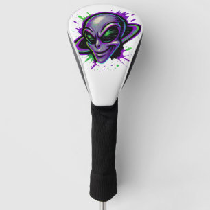 Böser Schuss-Alien Golf Headcover