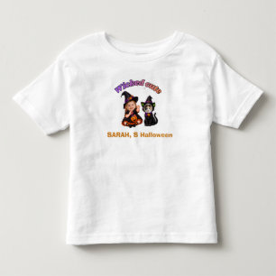 Böser Süßer Halloween-Familie – Personalisierte Fa Kleinkind T-shirt