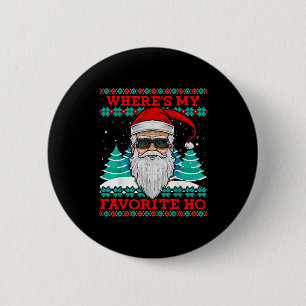 Böser Weihnachtsmann Wo ist meine Lieblingshure Lu Button