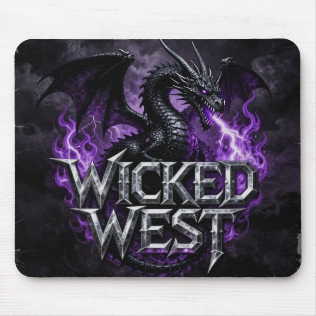 Böser Westen-Mauspad Mousepad (Vorne)