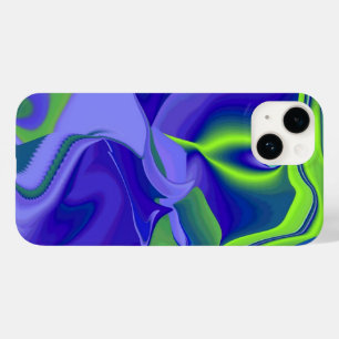 Böses Auge, 3D Abstrakt in grün blau lila Case-Mate iPhone 14 Hülle