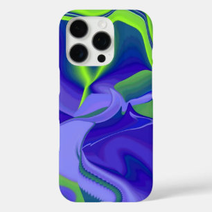 Böses Auge, 3D Abstrakt in grün blau lila iPhone 16 Pro Hülle