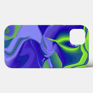 Böses Auge, 3D Abstrakt in grün blau lila Case-Mate iPhone Hülle
